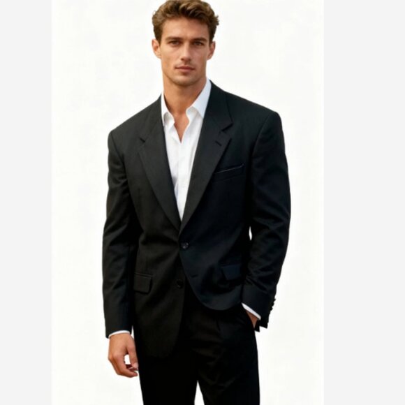 Oscar de la Renta Other - Oscar de la Renta Sport Coat Jacket Men’s Size 46R Brown Tweed Cashmere & Wool